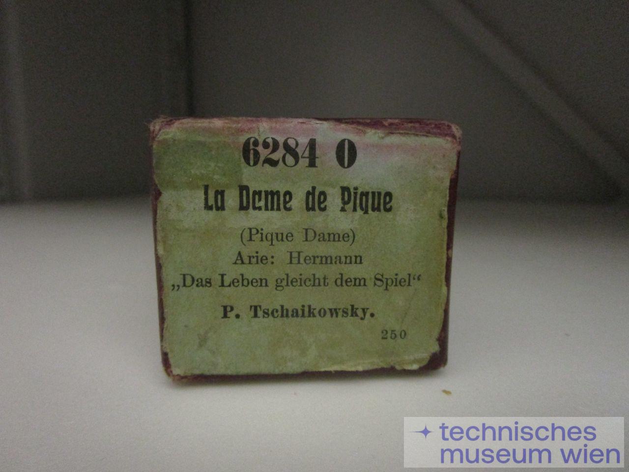 Notenrolle Phonola Nr. 6284 O ''La dame de pique''
