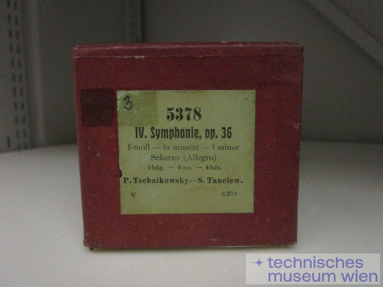 Notenrolle Phonola Nr. 5378 ''Symphonie Nr. 4''