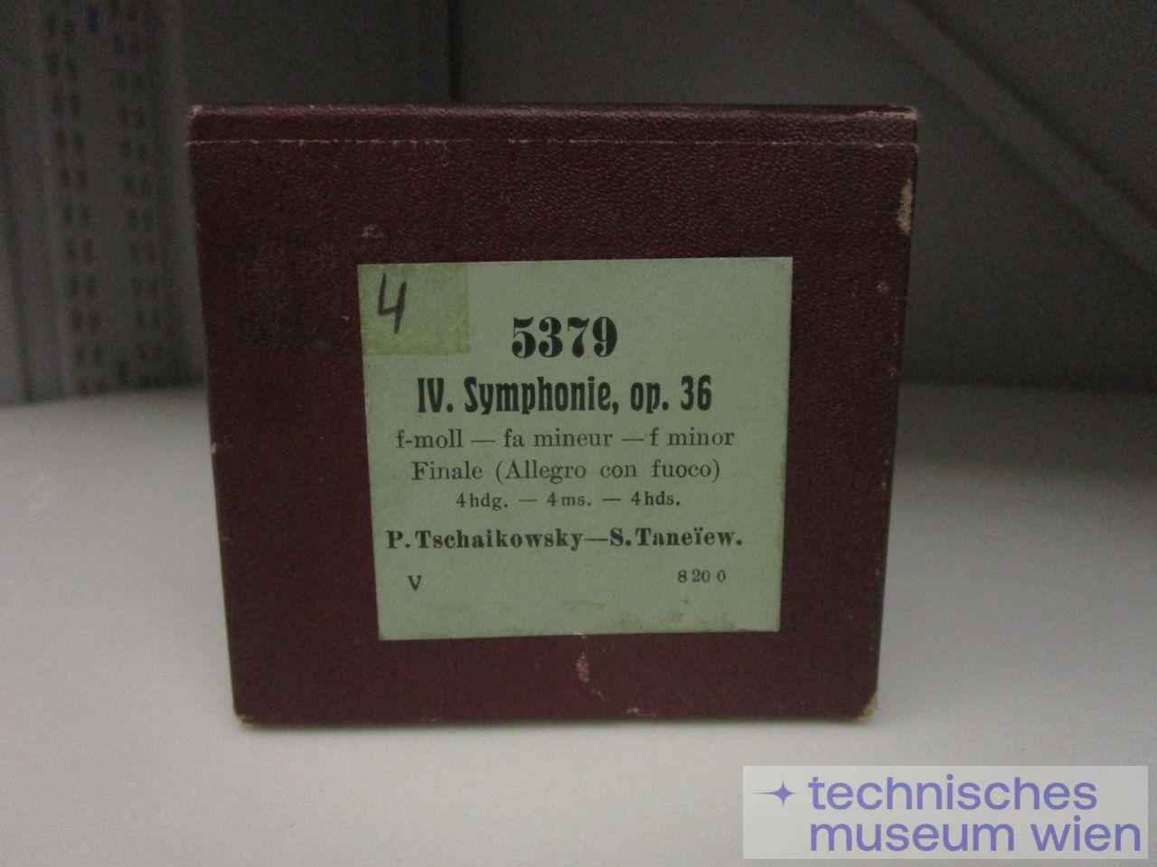 Notenrolle Phonola Nr. 5379 ''Symphonie Nr. 4''