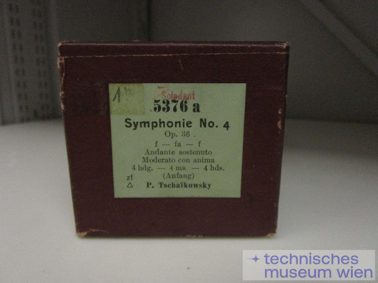 Notenrolle Phonola Nr. 5376 a ''Symphonie Nr. 4''
