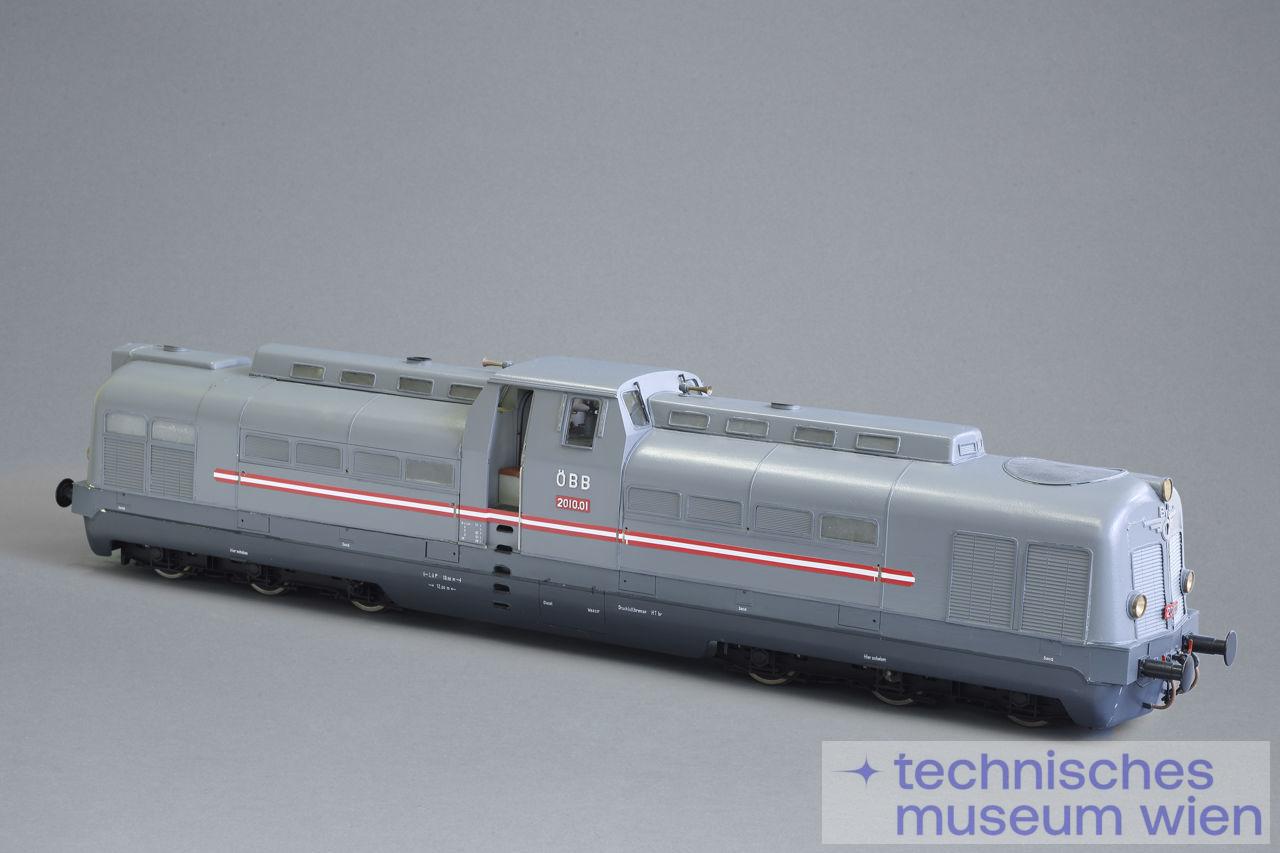 Modell der Diesellokomotive ÖBB 2010.01