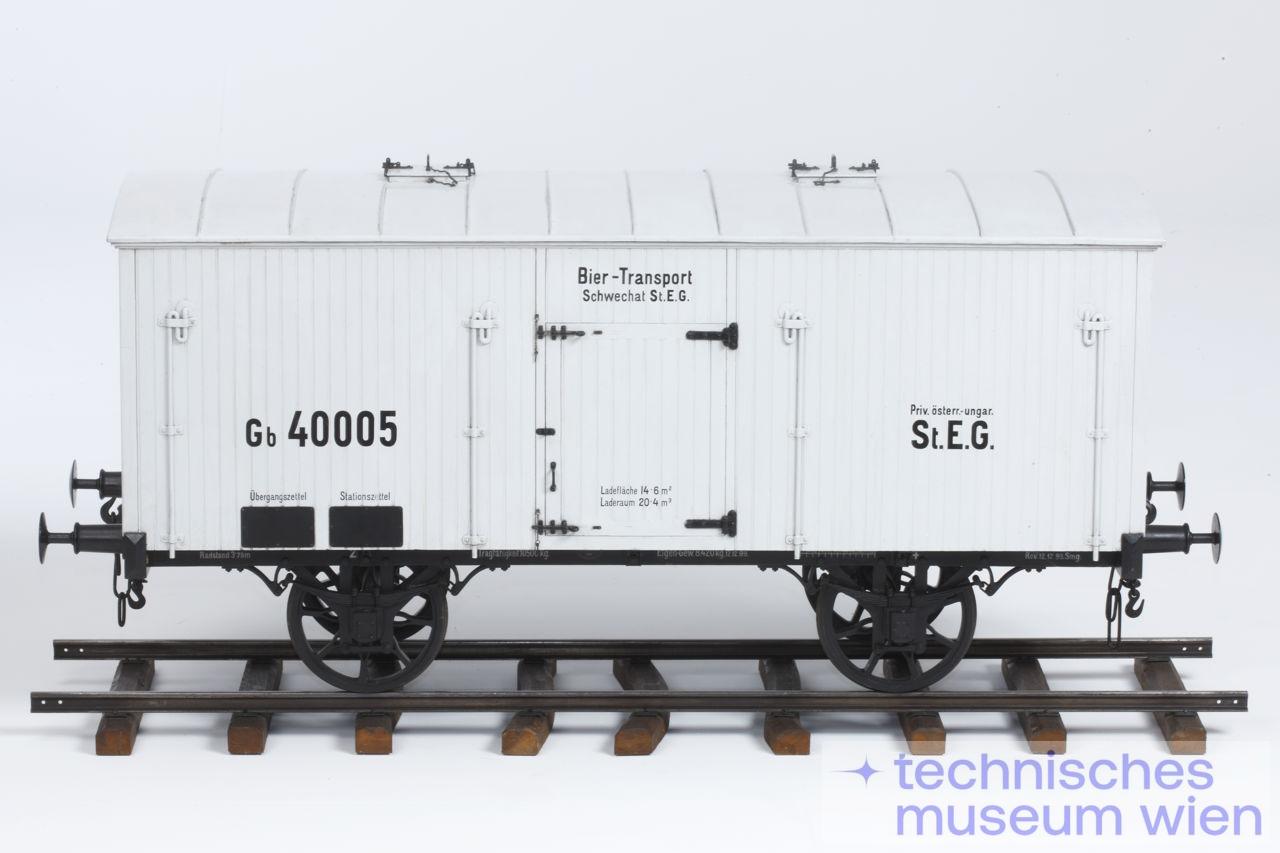 2-achsiger Biertransportwagen StEG Gb 40006