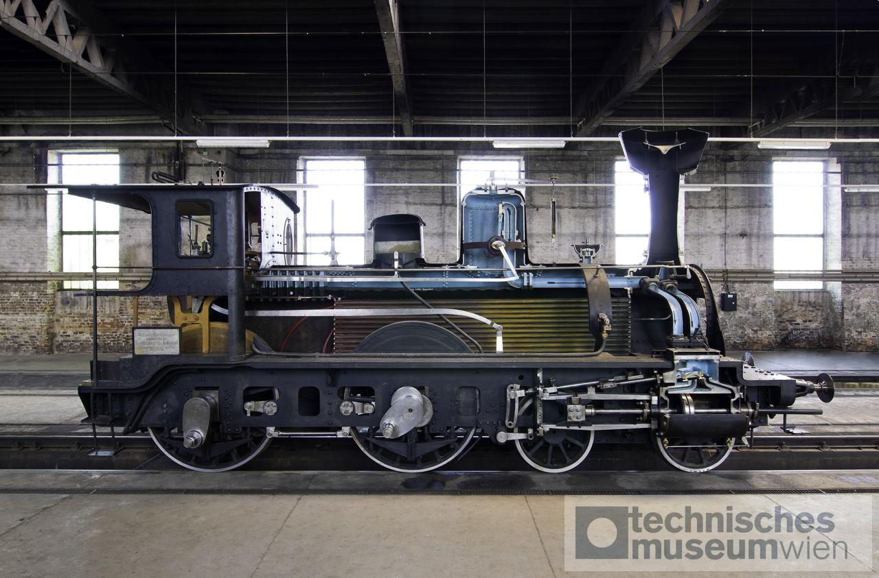 Dampflokomotive 1.20 mit elektrischem Antrieb "Schnittlok"