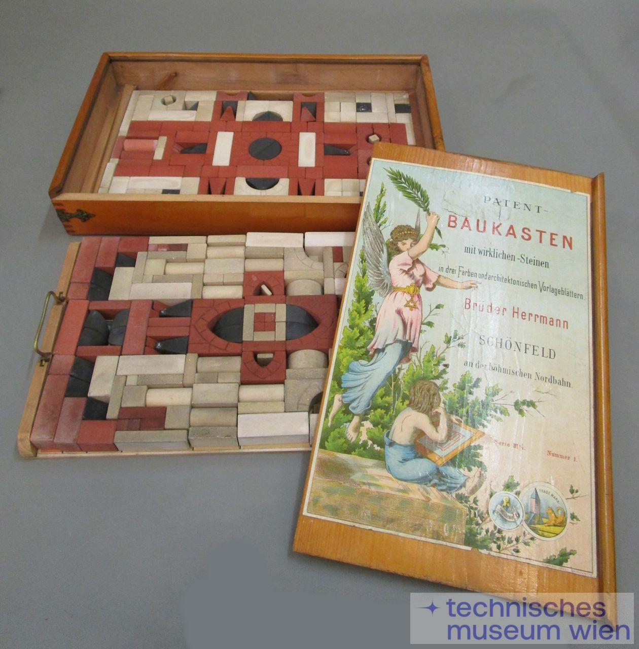 Steinbaukasten Nr.1 Serie III 1/2 Brüder Herrmann Schönfeld